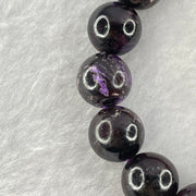 Very Good Grade Natural Sugilite Bracelet 天然苏纪石手链 33.59g 16cm 10.9mm 18 Beads - Huangs Jadeite and Jewelry Pte Ltd