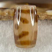 Natural Powerful Tibetan Old Oily Agate Patina Guiren Tairen Human Dzi Bead Totem Amulet Heavenly Master (Tian Zhu) 贵人天诛 4.92g 19.7 by 11.7mm - Huangs Jadeite and Jewelry Pte Ltd