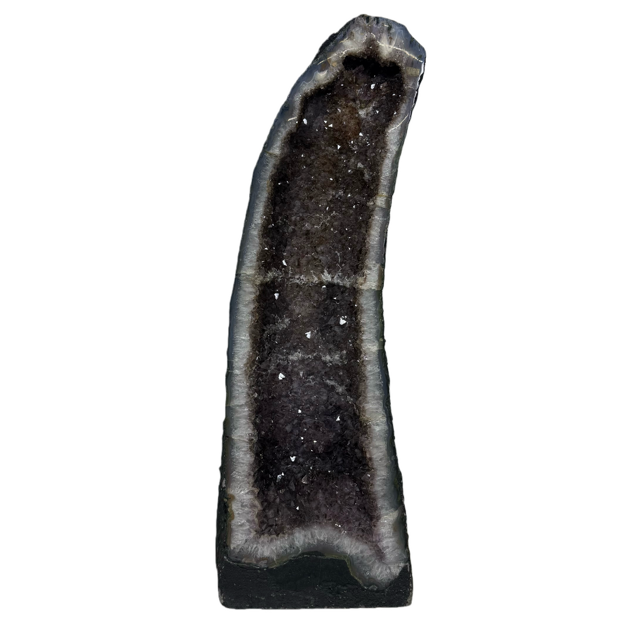 Natural Amethyst with Cacoxenite Tall Shape Cave Display 21,708.2g 220.0 by 190.0 by 643.0mm - Huangs Jadeite and Jewelry Pte Ltd