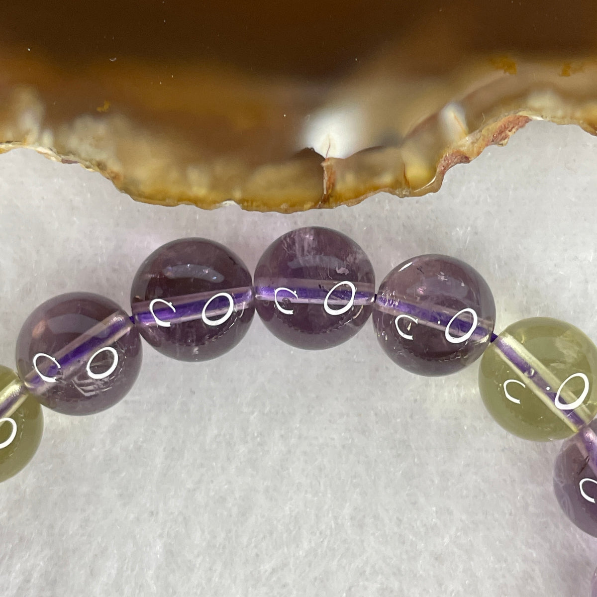 Very Good Grade Natural Amethyst Beads Bracelet | 9.6mm Imperial Violet Wisdom Amulet (23.90g | 15.5cm Wrist | 20 Beads)