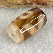 Natural Powerful Tibetan Old Oily Agate Patina Guiren Tairen Human Dzi Bead Totem Amulet Heavenly Master (Tian Zhu) 贵人天诛 4.63g 19.5 by 11.7mm - Huangs Jadeite and Jewelry Pte Ltd