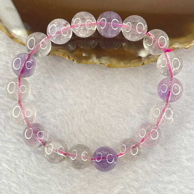 Natural super 7 Crystal Bracelet 34.71g 11.4mm 18beads - Huangs Jadeite and Jewelry Pte Ltd