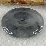 Type A Semi Icy Wuji Grey with Lavender Jadeite Ping An Kou Pendant 14.87g 35.2 by 5.8mm - Huangs Jadeite and Jewelry Pte Ltd