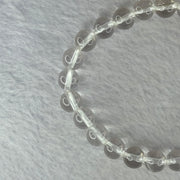 Natural Clear Quartz Bracelet 天然白水晶手链 18.71g 16.5cm 8.4mm 24 Beads - Huangs Jadeite and Jewelry Pte Ltd