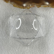 Natural Blue Calcite Ball with Clear Acrylic Display 662.31g 76.5 by 94.5mm - Huangs Jadeite and Jewelry Pte Ltd