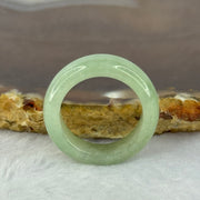 Type A Green Jadeite Ring 4.18g 6.3 by 3.9mm US7.25 HK16 - Huangs Jadeite and Jewelry Pte Ltd