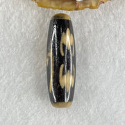 Natural Powerful Tibetan Old Oily Agate 5 Bats Dzi Bead Heavenly Master (Tian Zhu) 五个蝙蝠天诛 8.26g 38.2 by 11.9mm - Huangs Jadeite and Jewelry Pte Ltd