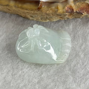 Natural Type A Sky Blue Jadeite Spider on Foot Charm Pendant 3.61g 18.1 by 13.0 by 10.6mm - Huangs Jadeite and Jewelry Pte Ltd