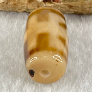 Natural Powerful Tibetan Old Oily Agate Patina Guiren Tairen Human Dzi Bead Totem Amulet Heavenly Master (Tian Zhu) 贵人天诛 4.92g 20.0 by 11.9mm - Huangs Jadeite and Jewelry Pte Ltd