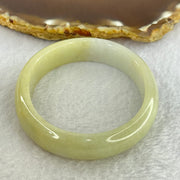 Type A Yellowish Green and Lavender Jadeite Bangle Internal Diameter 41.52g 55.1mm 12.8 by 6.8mm - Huangs Jadeite and Jewelry Pte Ltd