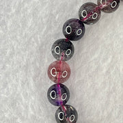 Good Grade Blackcurrant Super 7 Beads Bracelet 18.43g 16.5cm 8.4mm 24 Beads - Huangs Jadeite and Jewelry Pte Ltd