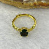 Natural Black Opal In 925 Sliver Ring 1.73g 6.6 by 4.8 by 3.0 mm Adjustable Size - Huangs Jadeite and Jewelry Pte Ltd