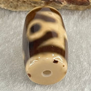Natural Powerful Tibetan Old Oily Agate Patina Guiren Tairen Human Dzi Bead Totem Amulet Heavenly Master (Tian Zhu) 贵人天诛 4.82g 19.9 by 11.5mm - Huangs Jadeite and Jewelry Pte Ltd