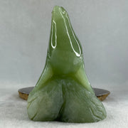 Natural Green Serpentine Seal Display 1,061.1g 132.0 by 88.0 by 123.0mm - Huangs Jadeite and Jewelry Pte Ltd