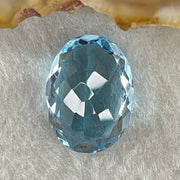 Natural Sky Blue Topaz Oval Shape 9.49ct 14.8 by 11.2 by 7.2mm - Huangs Jadeite and Jewelry Pte Ltd