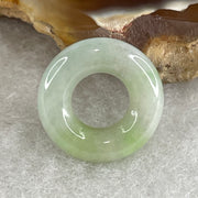 Natural Type A Green Jadeite Mini Ping An Kou Pendant | Safety, Harmony & Abundance Talisman (1.04g | 13.2 x 3.5mm) - Huangs Jadeite and Jewelry Pte Ltd