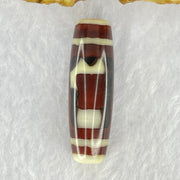 Natural Powerful Tibetan Old Oily Agate Sky Door Serenity 1 Eye Dzi Bead Heavenly Master (Tian Zhu) 一眼天诛 8.83g 37.6 by 12.0mm - Huangs Jadeite and Jewelry Pte Ltd