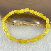 Natural Butterscotch Amber Beads Bracelet 2.61g 14.5mm 5.0mm 24 Beads - Huangs Jadeite and Jewelry Pte Ltd