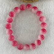 Dyed Agate Faceted Beads Bracelet 26.26g 15cm 10.6mm 19Beads - Huangs Jadeite and Jewelry Pte Ltd