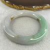 Type A Light Lavender And Green with Brown Patches 89.25g 13.4 by 12.6 by 55.3mm (Very Fine Lines) - Huangs Jadeite and Jewelry Pte Ltd