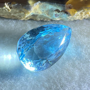 Natural Sky Blue Topaz Teardrop Shape 21.55ct 21.2 by 12.7 by 9.8mm - Huangs Jadeite and Jewelry Pte Ltd