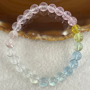 Very Very High Grade Transparent Natural Morganite Beryl Beads Bracelet 15.31g 15.5mm 7.8mm 25 Beads - Huangs Jadeite and Jewelry Pte Ltd