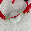 Type A Light Lavender Jadeite Ping An Kou Donut Anklet/Bracelet 5.07g 14.5 by 5.2mm - Huangs Jadeite and Jewelry Pte Ltd