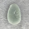 Type A Sky Blue with Yellow Jadeite Ruyi 如意 46.15g 37.7mm by 23.7mm - Huangs Jadeite and Jewelry Pte Ltd