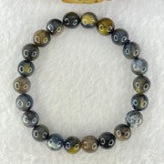 Good Grade Natural Petersite Beads Bracelet 19.05g 16cm 8.7mm 22 Beads - Huangs Jadeite and Jewelry Pte Ltd