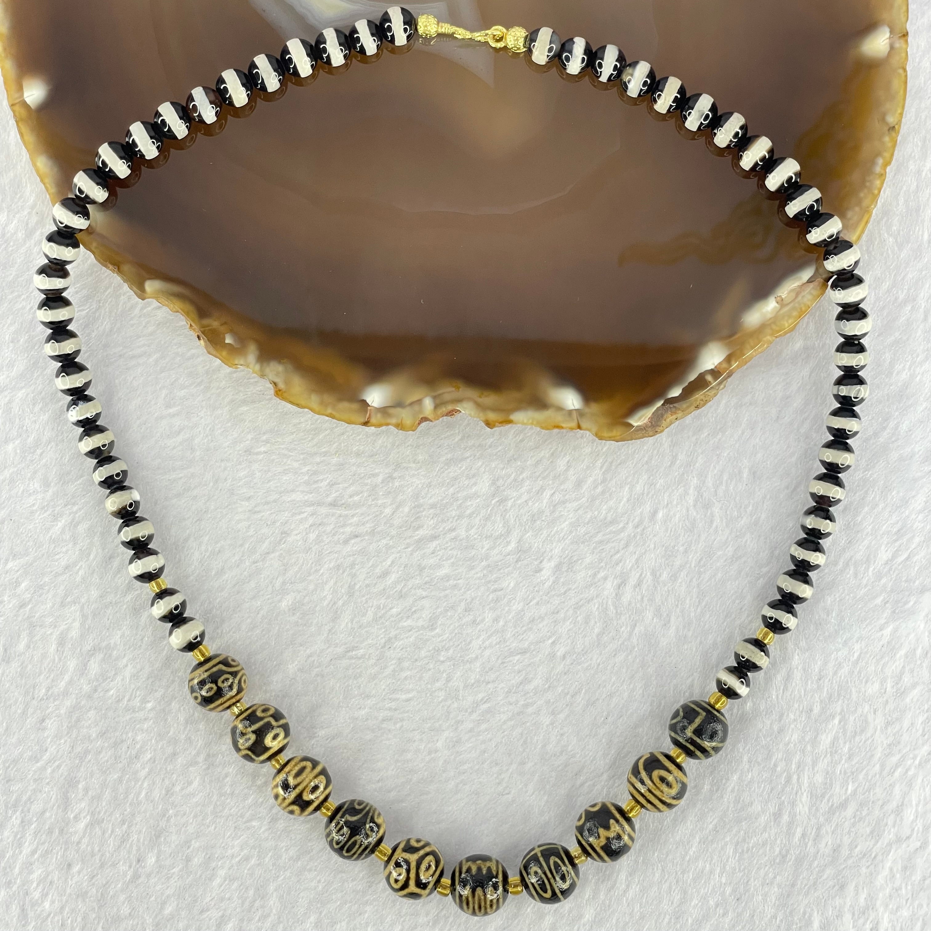 天珠 三線珠 ブレスレット　Dzi Beads　No.c7 天珠 三線珠 ブレスレット Dzi Beads No.c7 【公式通販】