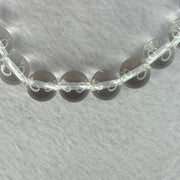 Natural Clear Quartz Bracelet 天然白水晶手链 30.76g 17cm 10.6mm 19 Beads - Huangs Jadeite and Jewelry Pte Ltd
