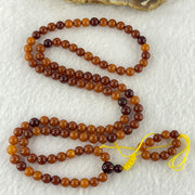 Natural Mixed Color Amber Beads Necklaces 12.45g 60cm 7.1mm 1 bead 5.7mm 111 Beads - Huangs Jadeite and Jewelry Pte Ltd