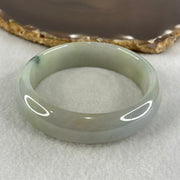 Type A Light Green with Lavender Jadeite Bangle 61.36g Inner Diameter 55.5mm 16.2 by 8.0mm (Slight Internal Lines) - Huangs Jadeite and Jewelry Pte Ltd