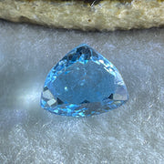 Natural Sky Blue Topaz Trillion Shape 9.26ct 12.9 by 11.2 by 8.9mm - Huangs Jadeite and Jewelry Pte Ltd