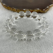 Natural Clear Quartz Beads Bracelet 60.96g 16cm 14.4mm 15 Beads - Huangs Jadeite and Jewelry Pte Ltd