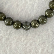 Natural Pyrite Beads Bracelet 天然黄铁矿手链 13.77g 13cm 6.5mm 25 Beads - Huangs Jadeite and Jewelry Pte Ltd
