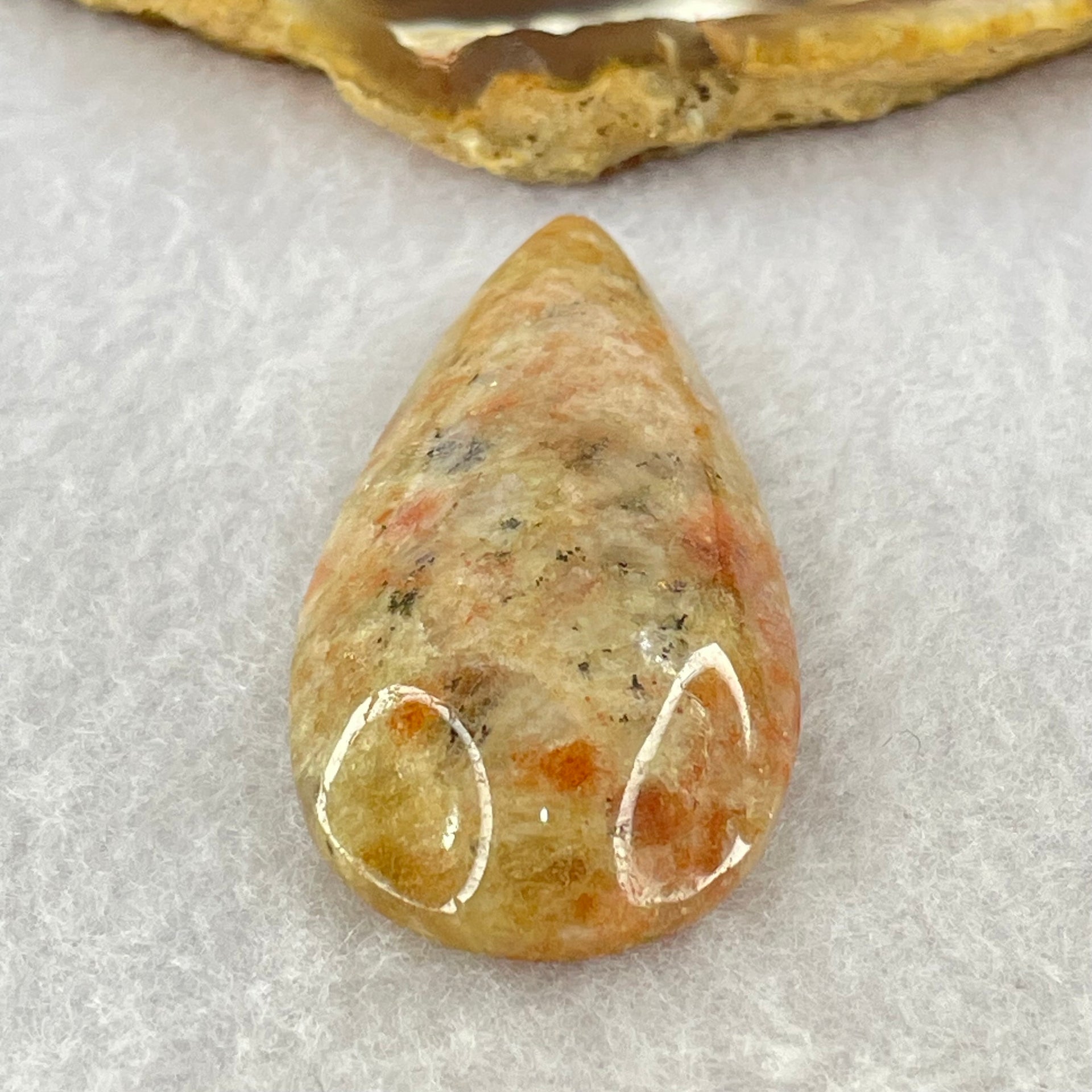 Natural Sunstone Pendant 17.27g 53.0 by 24.9 by 10.8mm - Huangs Jadeite and Jewelry Pte Ltd