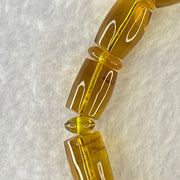 Natural Yellow Amber Lulu Tong Bracelet 13.43g 19cm 13.0 by 10.3mm 14 Lulu Tong - Huangs Jadeite and Jewelry Pte Ltd