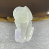 Type A Lavender Green Jadeite Pixiu Pendant 14.41g 33.4 by 17.5 by 12.2mm - Huangs Jadeite and Jewelry Pte Ltd