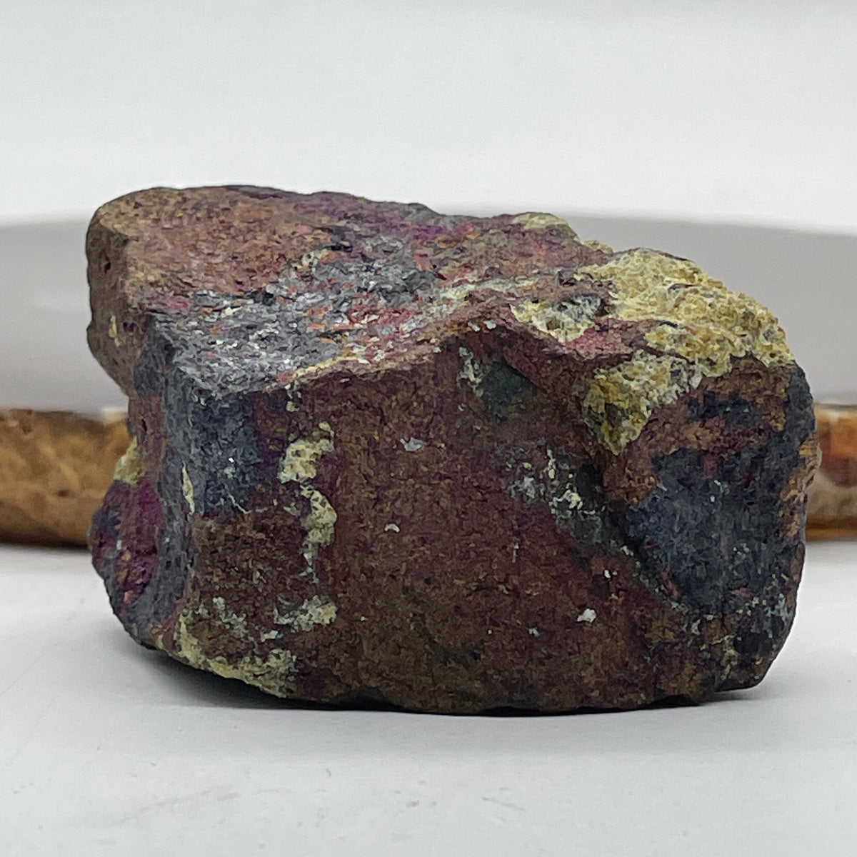 Natural Chalcopyrite Rough Mini Display | (118.45g | 53.6 x 35.2 x 29.9mm | Catalyst, "Stone of the Mystic" Abundance Magnet & Energy Shield, Feng Shui Prosperity & Joy Anchor)