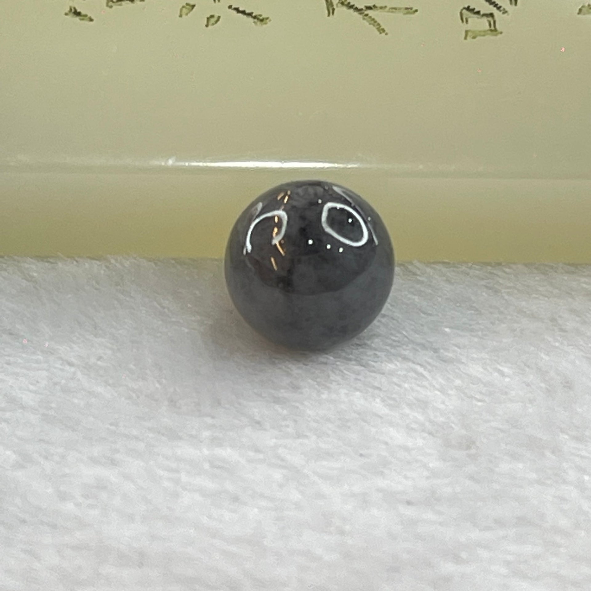 Type A Grey Wuji Jadeite Beads for Bracelet/Necklace/Earring/Ring 1.85g 10.2mm - Huangs Jadeite and Jewelry Pte Ltd