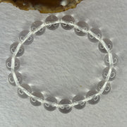 Natural Clear Quartz Bracelet 天然白水晶手链 30.67g 17cm 10.6mm 19 Beads - Huangs Jadeite and Jewelry Pte Ltd