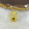 Good Grade Natural Golden Rutilated Quartz Crystal Lulu Tong Barrel 天然金顺发晶水晶露露通桶 
3.13g 14.2 by 1.11mm - Huangs Jadeite and Jewelry Pte Ltd