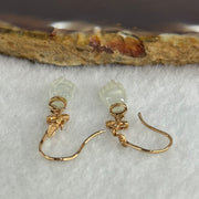 Type A HighIcy White Jade Jadeite Guan Yin’s Midas Touch 18k Rose Gold 1.58g 36.3 by 6.1 by 3.2mm - Huangs Jadeite and Jewelry Pte Ltd