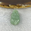 Type A Jelly Green Jadeite Pixiu Pendent A货绿色翡翠貔貅牌 6.91g 23.6 by 15.1  by 9.8 mm - Huangs Jadeite and Jewelry Pte Ltd