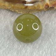 Type A Brown Jadeite Bead For Bracelet/Necklace 4.40g 13.8mm - Huangs Jadeite and Jewelry Pte Ltd