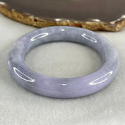Type A Deep Lavender Jadeite Bangle 73.89g Internal Diameter 55.2mm by 11.9 by 11.4mm (Slight Internal Lines, Burnt) - Huangs Jadeite and Jewelry Pte Ltd
