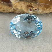 Natural Sky Blue Topaz Oval Shape 10.65ct 14.1 by 10.6 by 8.0mm - Huangs Jadeite and Jewelry Pte Ltd