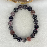 Good Grade Natural Blackcurrant Super 7 Beads Bracelet 32.62g 17cm 10.8mm 19 Beads - Huangs Jadeite and Jewelry Pte Ltd