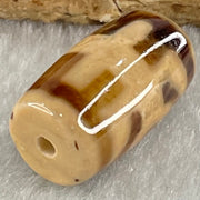 Natural Powerful Tibetan Old Oily Agate Patina Guiren Tairen Human Dzi Bead Totem Amulet Heavenly Master (Tian Zhu) 贵人天诛 4.84g 19.7 by 11.8mm - Huangs Jadeite and Jewelry Pte Ltd